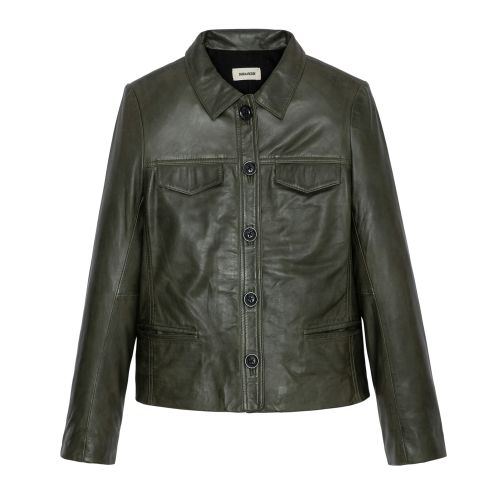 Blouson Liam Cuir - Taille M - Zadig&Voltaire - Modalova