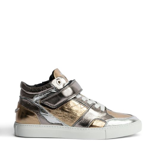 Sneakers Cuir Zv1747 Mid Flash - Taille 37 - - Zadig & Voltaire - Zadig & Voltaire (FR) - Modalova