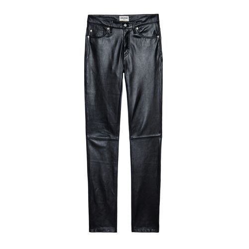 Pantalon Leather David Cuir - Taille 42 - Zadig & Voltaire - Modalova