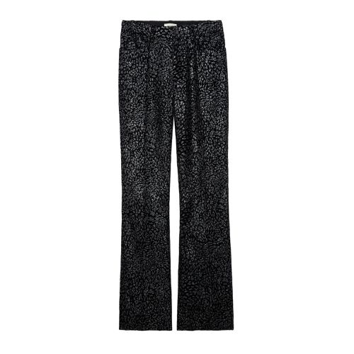 Pantalon Piston Velours Glitter - Taille 38 - Zadig & Voltaire - Modalova