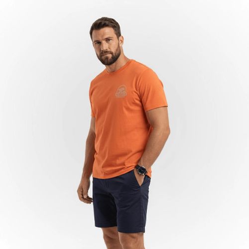 T-shirt expédition rose corail col rond - BLACKS LEGEND - Modalova