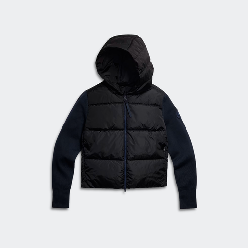 Sweat à capuche en maille à matelassage large HyBridge avec écusson ton sur ton (s, , TG) - Canada Goose - Modalova