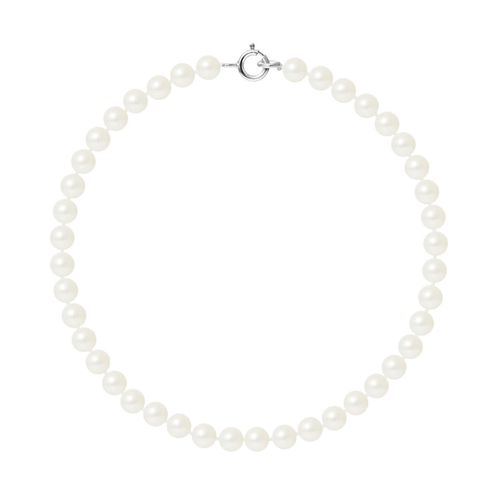 Bracelet Argent Perles d'Eau Douce blanches - Mitzuko - Modalova