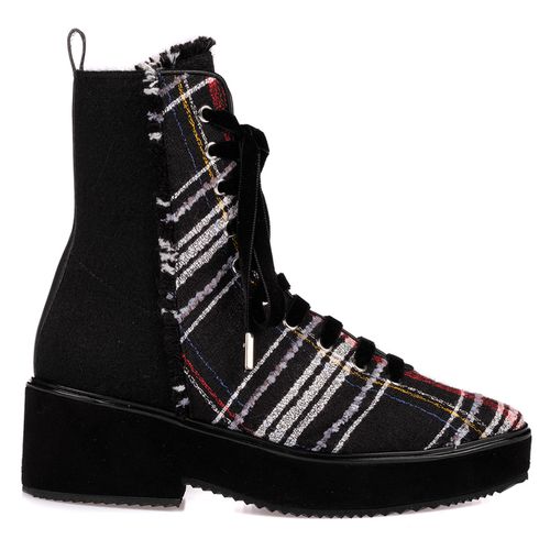 Boots en Laine & Cuir Renee noir/multicolore - Stephane Kélian - Modalova
