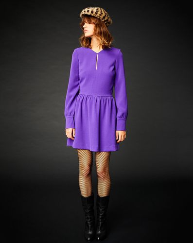Robe Rebeca violette - Bel Air - Modalova