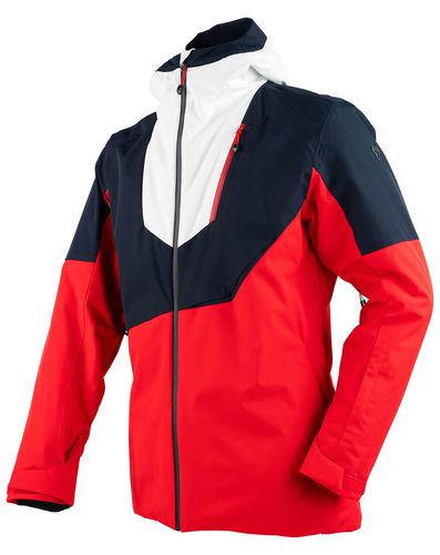 Veste de ski Frigor rouge/marine/blanc - Degré 7 - Modalova