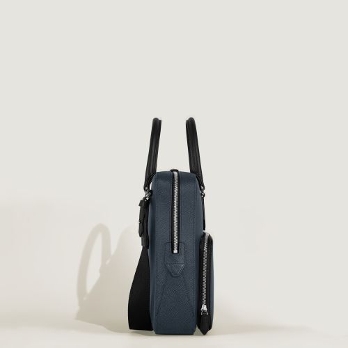 Porte-Documents Moyen Modèle avec Poche en Cuir Sartorial - Cuir - MB220332 - Porte-Documents - MONTBLANC - Modalova