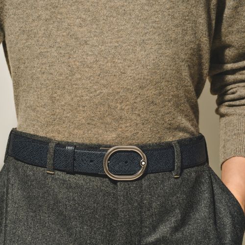 Ceinture Réversible Horseshoe 30 mm en Cuir Sartorial - MB220965 - Ceintures - MONTBLANC - Modalova