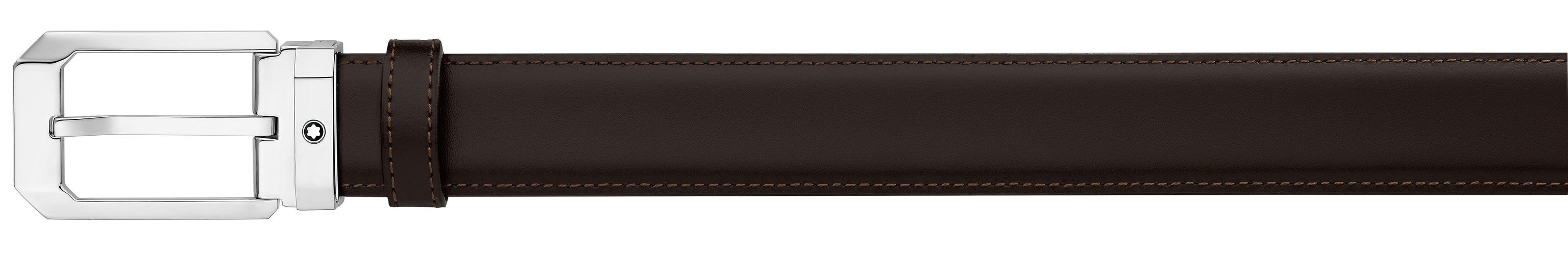 Ceinture Réversible Rectangulaire 30 mm en Cuir - | - Cuir - MB116579 - Ceintures - MONTBLANC - Modalova