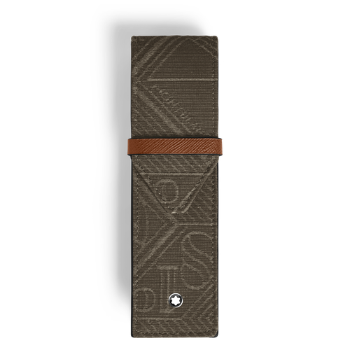 Étui pour 2 Instruments d’Écriture Envelope - Tissu et cuir - MB221638 - Trousses Pour Stylos - MONTBLANC - Modalova