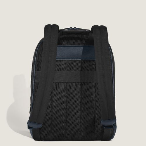 Sac à Dos Moyen Modèle avec 3 Compartiments en Cuir Sartorial - Cuir - MB220335 - Sacs À Dos - MONTBLANC - Modalova