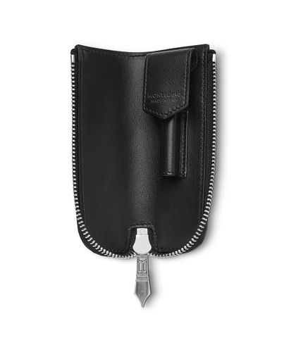Étui pour 1 Instrument d'Écriture Heritage Rouge et Baby en Cuir Meisterstück - Cuir - MB129837 - Trousses Pour Stylos - MONTBLANC - Modalova