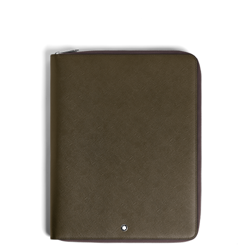 Étui pour Carnet Moyen Format Zippé en Cuir Sartorial - Cuir - MB137535 - Étuis Pour Carnet - MONTBLANC - Modalova