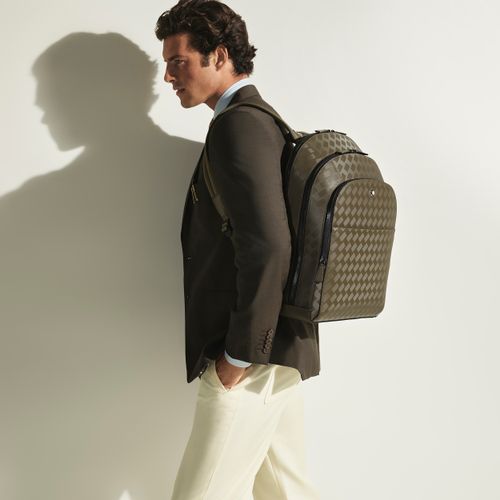 Sac à Dos Grand Modèle avec 3 Compartiments en Cuir Extreme - Cuir - MB221592 - Sacs À Dos - MONTBLANC - Modalova