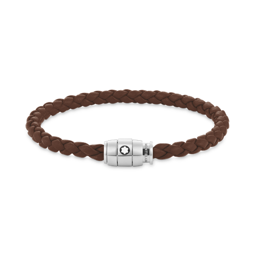Bracelet 3 Anneaux en Cuir Soft - Acier inoxydable - MB136001 - Bracelets - MONTBLANC - Modalova