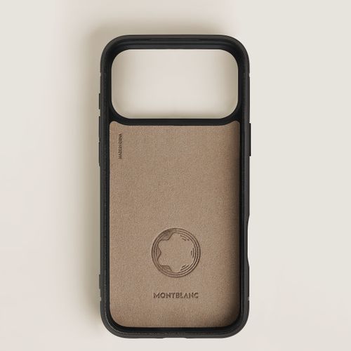 Étui Rigide pour iPhone 17 Pro Max avec 2cc en Cuir Extreme - Cuir - MB220606 - Pochettes Et Étuis Pour Téléphone - MONTBLANC - Modalova