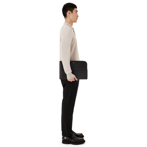 Pochette d'Ordinateur Portable en Cuir Sartorial - Cuir - MB130281 - Sacs Pour Ordinateur - MONTBLANC - Modalova