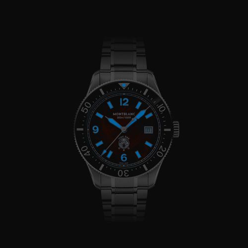 Iced Sea Automatic Date - Acier - Céramique - MB132291 - Montre - MONTBLANC - Modalova