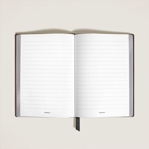 Carnet Moyen Format en Cuir Grainé, Pages Lignées - Papier - MB136636 - Carnets - MONTBLANC - Modalova