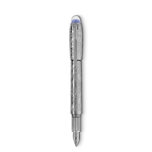 Stylo-Plume StarWalker SpaceBlue Métal - Métal - MB130219 - Stylos Plume - MONTBLANC - Modalova