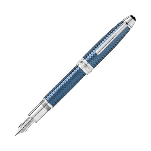 Stylo-Plume Meisterstück Glacier Solitaire - Métal / Laque - MB129406 - Stylos Plume - MONTBLANC - Modalova