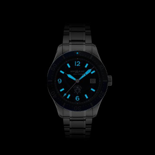 Iced Sea Automatic Date - Acier - Céramique - MB129371 - Montre - MONTBLANC - Modalova