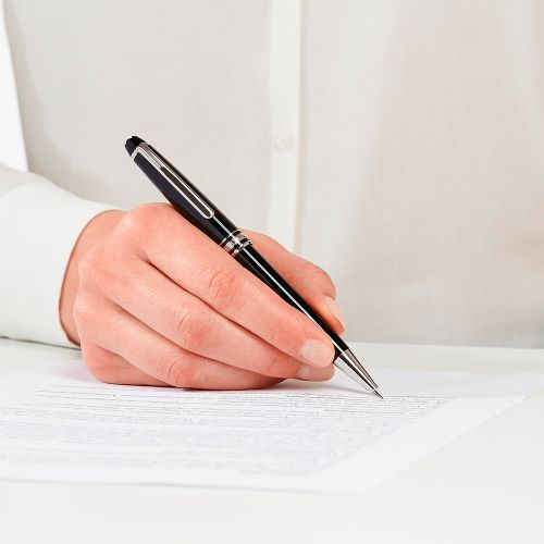 Porte-Mine Meisterstück Classique Platiné, 0.5 mm - Résine précieuse - MB132447 - Portemines - MONTBLANC - Modalova