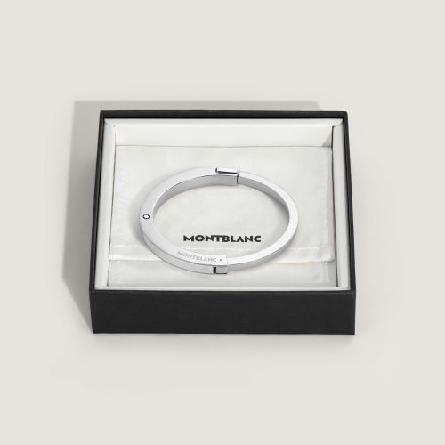 Bracelet Jonc en Acier avec Motif Extreme - Acier inoxydable - MB136018 - Bracelets - MONTBLANC - Modalova