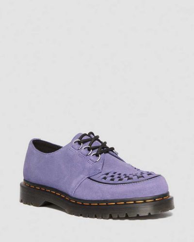 Suède Creepers Ramsey en Daim Woven Chaussures en , Taille: 42 - Dr. martens - Modalova