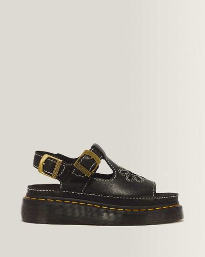 Sandales Dunnet Flower en Cuir Pleine Fleur en , Taille: 43 - Dr. martens - Modalova