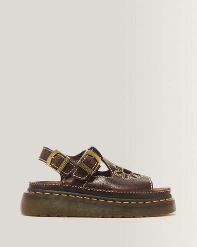 Sandales Dunnet Flower en Cuir Pleine Fleur en , Taille: 43 - Dr. martens - Modalova