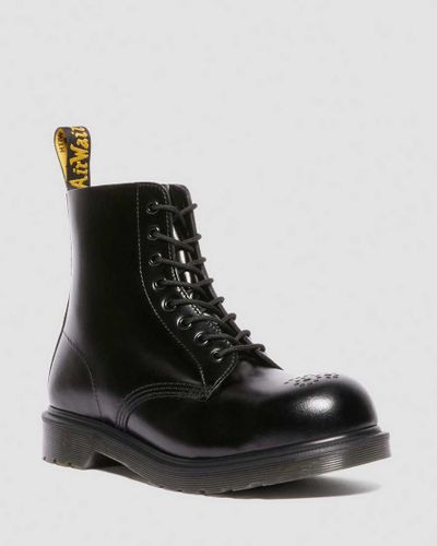 Boots 1460 en Cuir Analine À Coque en Acier en , Taille: 46 - Dr. martens - Modalova