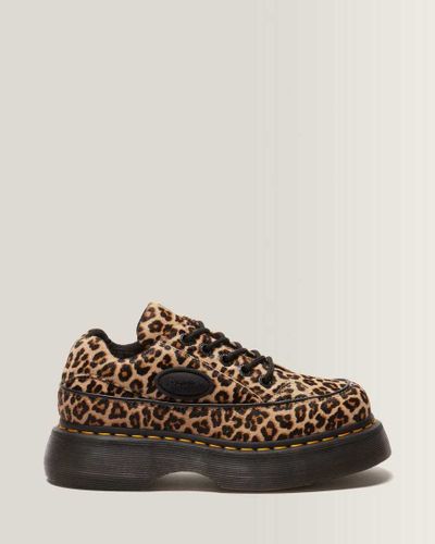 Cuir Chaussures Buzz À Imprimé Léopard Et À 5 Œillets en , Taille: 39 - Dr. martens - Modalova