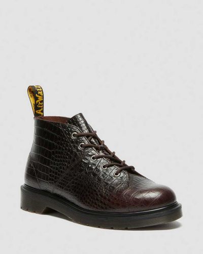Boots Church en Cuir Analine Crocodile en , Taille: 47 - Dr. martens - Modalova