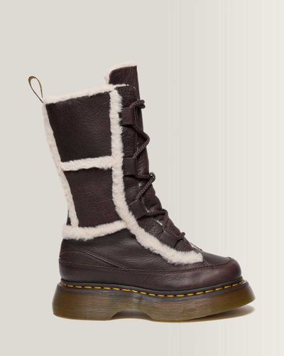 Boots Buzz en Cuir Grizzly Doublées De Fourrure Synthétique À Lacets en , Taille: 40 - Dr. martens - Modalova