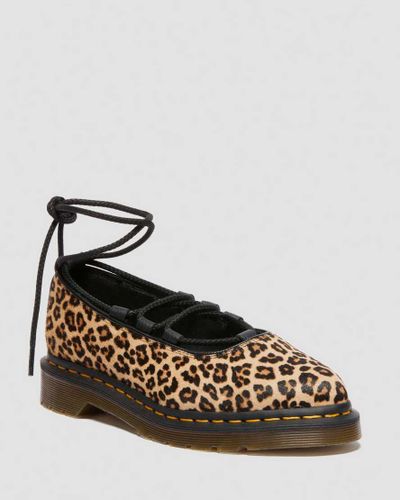 Ballerines Elphie II en Cuir Hair-On Léopard Chaussures en , Taille: 39 - Dr. martens - Modalova