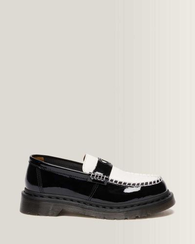 Mocassins Penton Heart en Cuir Patent Lamper Bicolore Chaussures en , Taille: 37 - Dr. martens - Modalova