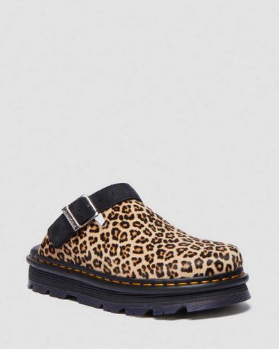 Cuir Mules Plateformes Zebzag en Daim À Brides en , Taille: 36 - Dr. martens - Modalova