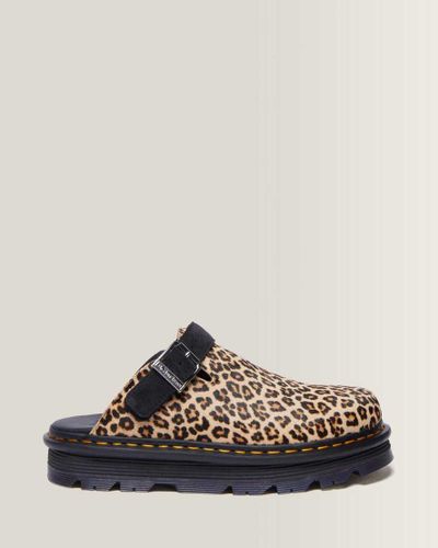 Cuir Mules Plateformes Zebzag en Daim À Brides en , Taille: 48 - Dr. martens - Modalova
