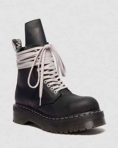 Cuir Cireux Boots Rick Owens Steel Toe en , Taille: 42 - Dr. martens - Modalova