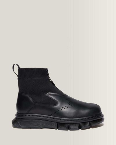 Cuir Cireux Boots 14X Qubist À Zip en , Taille: 47 - Dr. martens - Modalova