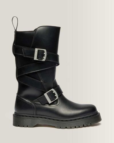 Biker Boots Anistone en Cuir À Brides en , Taille: 36 - Dr. martens - Modalova