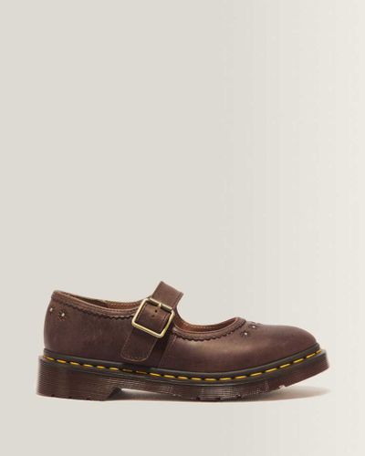 Babies Flower en Cuir Crazy Horse Chaussures en , Taille: 38 - Dr. martens - Modalova