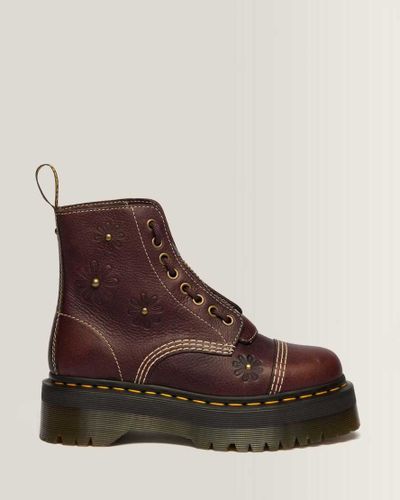 Boots Plateformes Sinclair Flower en Cuir Grizzly Chaussures en , Taille: 40 - Dr. martens - Modalova