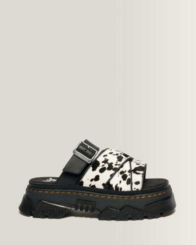 Sandales Mattison en Cuir Hair-On Dalmatien , Taille: 40 - Dr. martens - Modalova