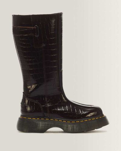Boots Buzz Hi en Cuir Croc Emboss en , Taille: 38 - Dr. martens - Modalova