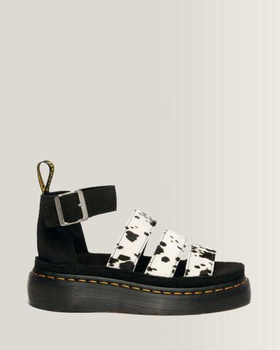Sandales Quad Clarissa en Cuir Hair-On À Brides en , Taille: 40 - Dr. martens - Modalova