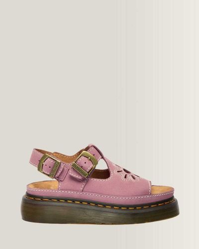 Sandales Plateformes Dunnet Flower en Nubuck en , Taille: 42 - Dr. martens - Modalova