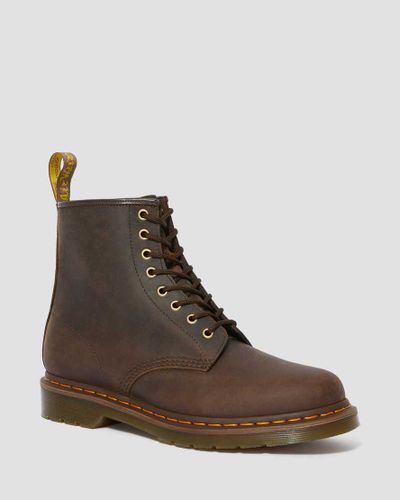 Crazy Horse Gaucho Cuir Boots en , Taille: 41 - Dr. martens - Modalova