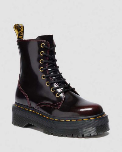 High Shine Rub Off Cuir Boots Plateformes Jadon Arcadia Chaussures en , Taille: 44 - Dr. martens - Modalova